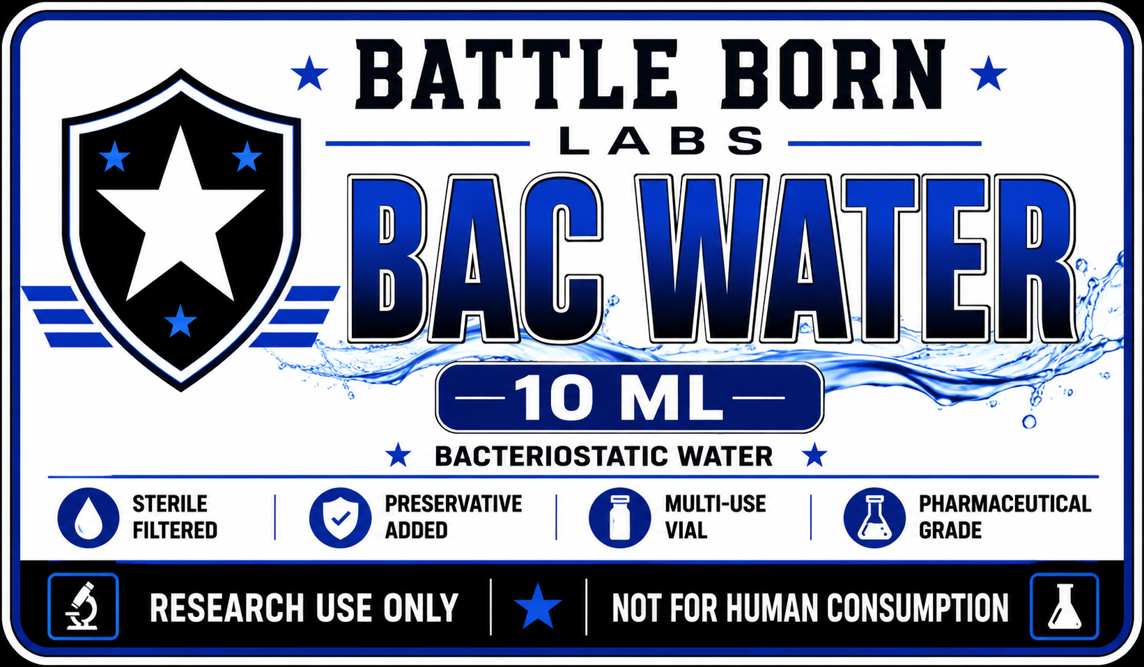 BATTLE BORN LABS – BAC WATER 10mL